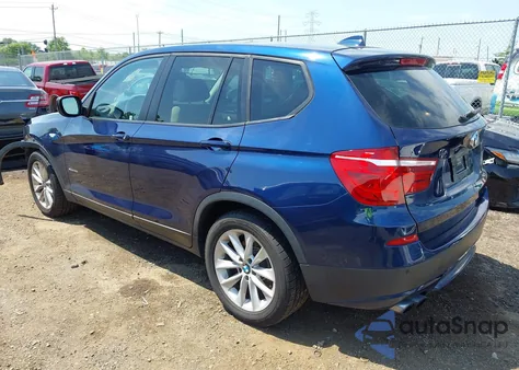 2013 BMW X3 xDrive28I from USA, damaged, VIN 5UXWX9C56D0A23856